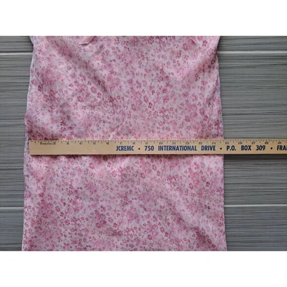 Vtg 90's Y2K Milkmaid Babydoll Floral Off-Shoulder Dress Bow 3/4 Hipnotix - Picture 6 of 9